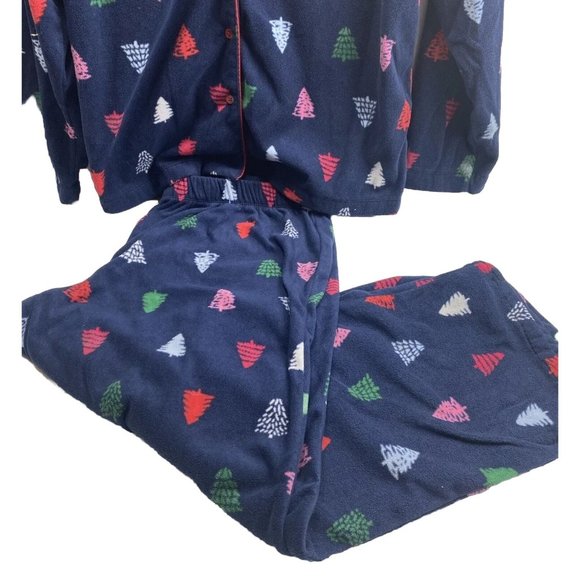 fleece pj pyjamas set large womens - Picture 2 of 10